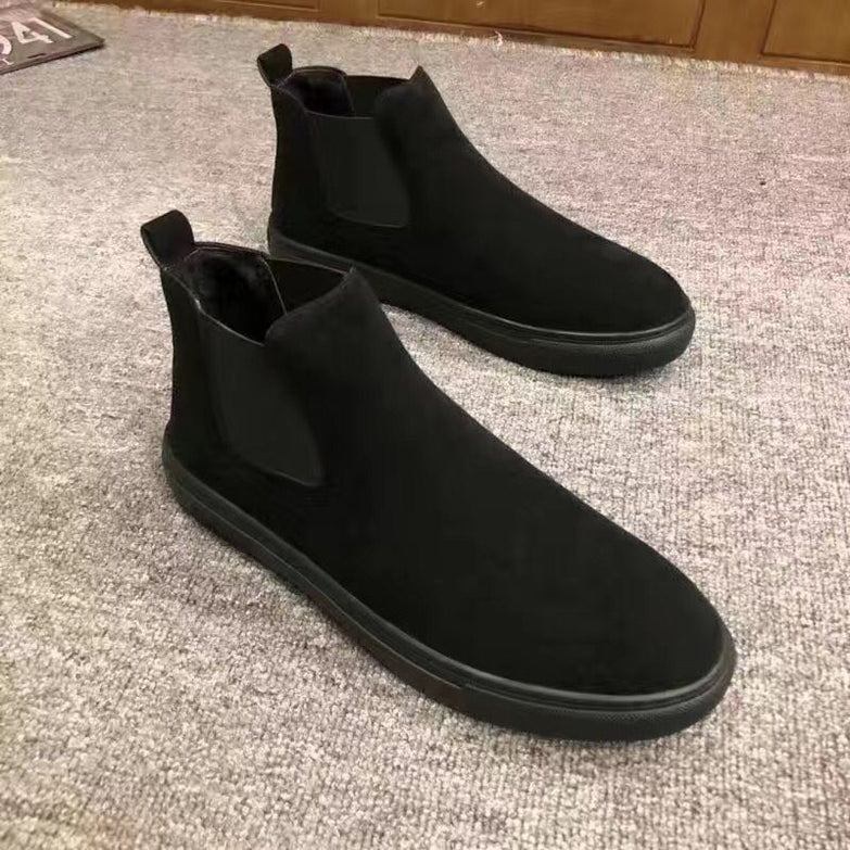 Autumn And Winter Warm Men's Casual All-matching Korean Cotton Shoes