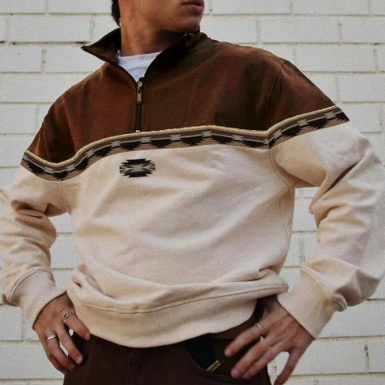 Men's Street Sports Fashion Round Neck Sweater