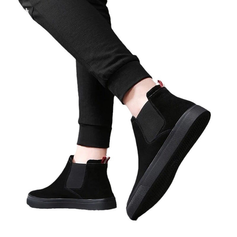 Autumn And Winter Warm Men's Casual All-matching Korean Cotton Shoes