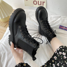 Internet Celebrity Thin Martin Booties Female Fashion