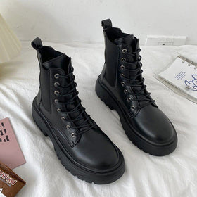 Internet Celebrity Thin Martin Booties Female Fashion