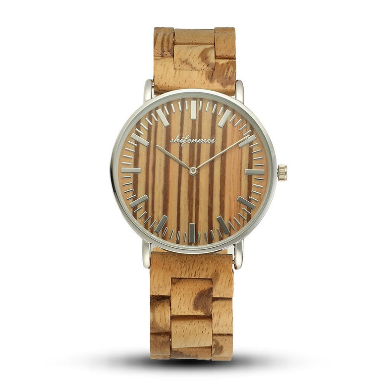 Popular logo wooden watch