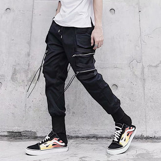 Hip-hop Pants Loose Straight Leg Casual Harem Pants Men