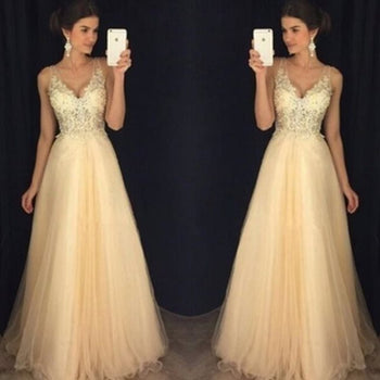 Lady Lace Dresses Evening Gown Wedding