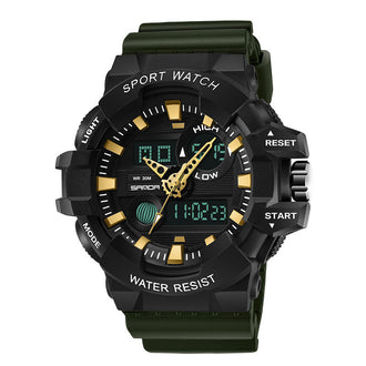 Waterproof men's electronic watch