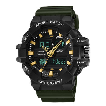 Waterproof men's electronic watch