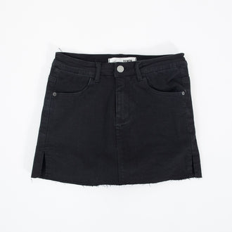 Women's split denim skirt pants