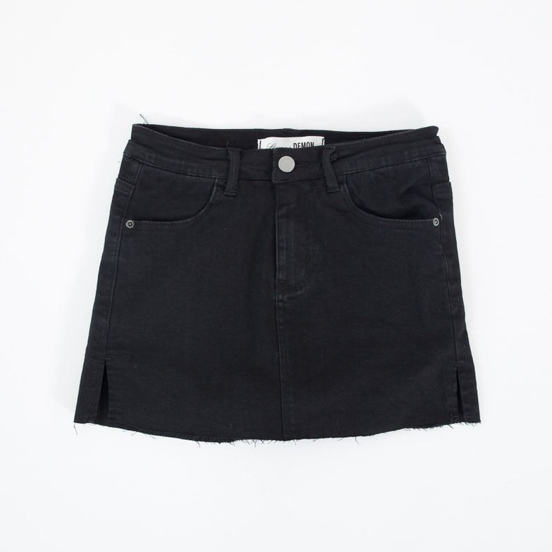 Women's split denim skirt pants