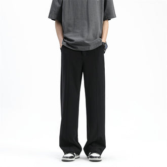 Straight Loose Elastic Casual Pants Men