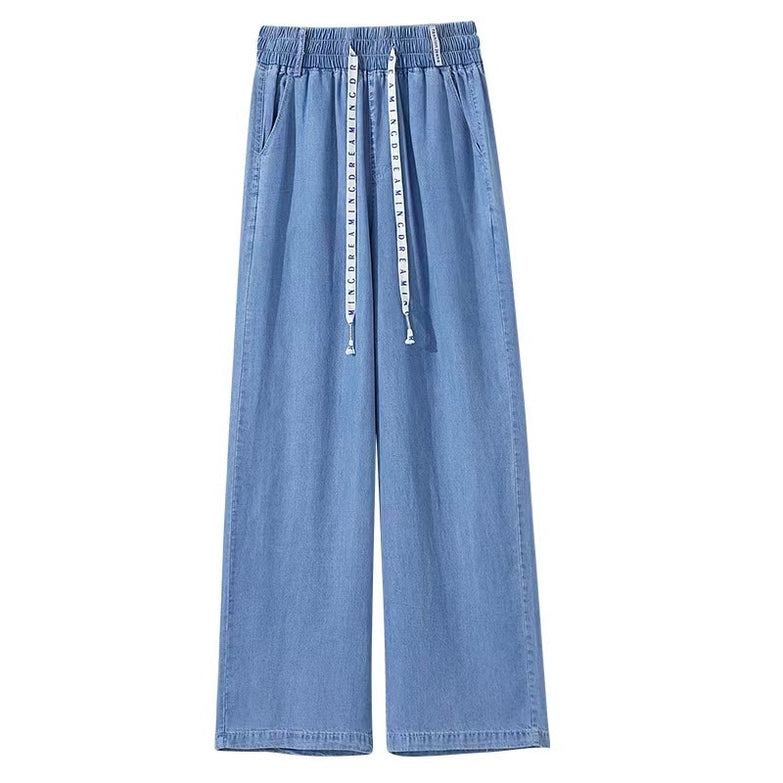Jeans Women's Summer Thin High Waist Drooping
