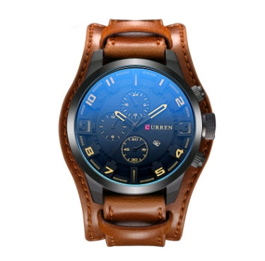 Men's large belt sports watch popular big dial men's watch