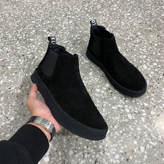 Autumn And Winter Warm Men's Casual All-matching Korean Cotton Shoes
