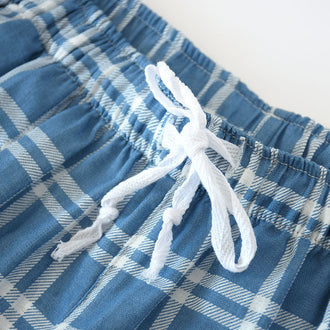 Cotton Cropped Pants Loose Casual Pajama Pants Summer