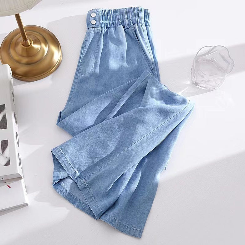 Jeans Women's Summer Thin High Waist Drooping