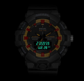 Sports Dual Display Men's Calendar Watch