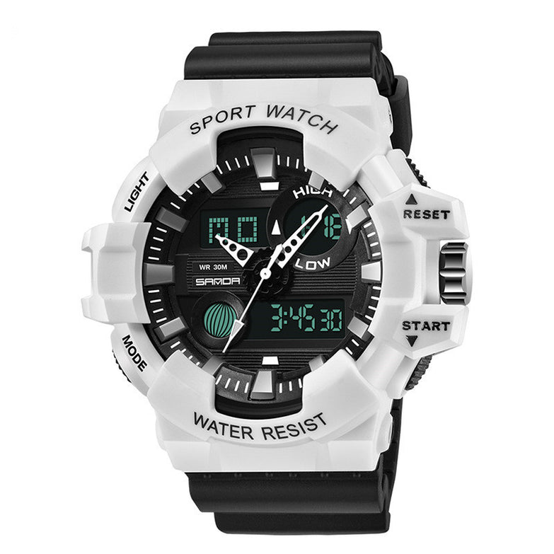 Waterproof men's electronic watch