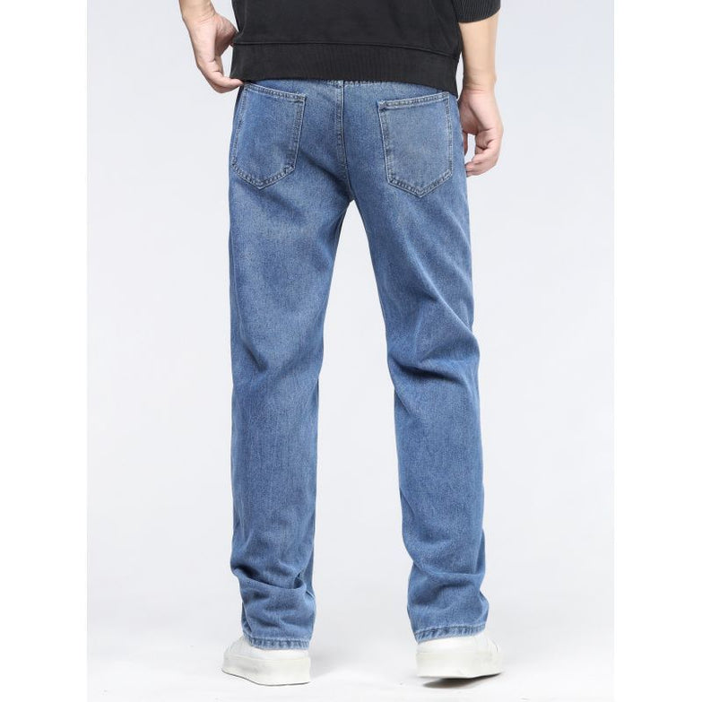 Men's Simple Casual Extra Long Jeans