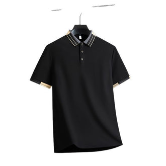 Men's Casual All-matching Summer Lapels Short Sleeve
