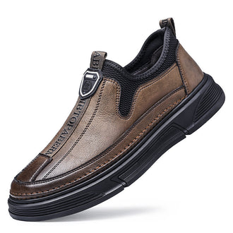 Solid Color Casual Men's Shoes Daily Travel Low Cut Round Head