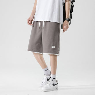 Men's Summer Casual Loose Sports Waffle Shorts