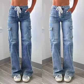 Fashion Casual New Style Straight Jeans For Women