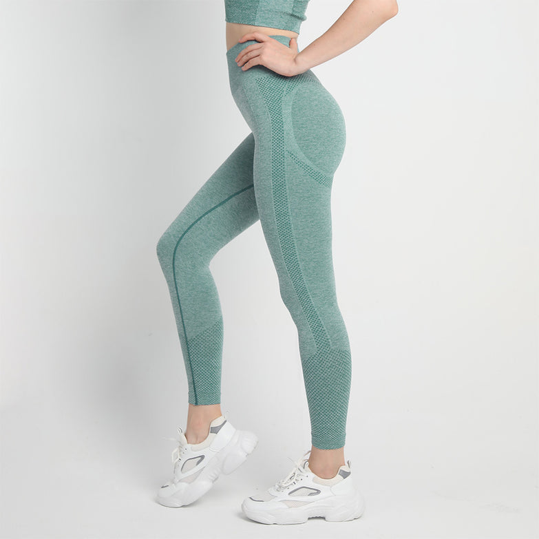 Seamless Dots Peach Hip Yoga Pants Women