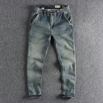 Stretch Men's Oversized Casual Trousers