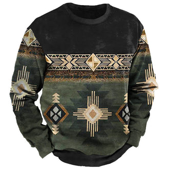 Men's Street Sports Fashion Round Neck Sweater