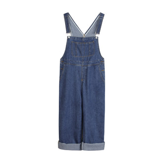 Fashion Personality Denim Suspender Pants For Women