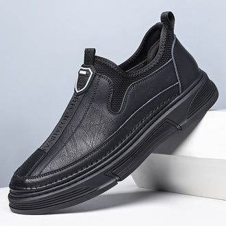 Solid Color Casual Men's Shoes Daily Travel Low Cut Round Head