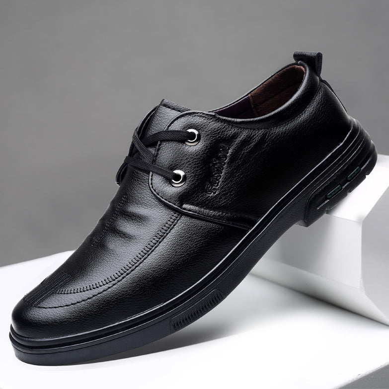Men's Casual Leather Shoes British Style