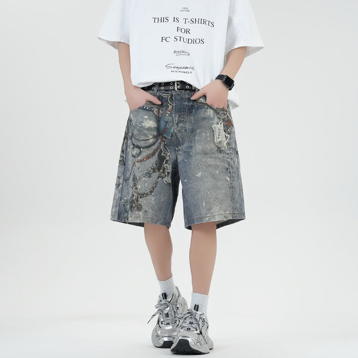 Men's Fried Salt Washed Street Shorts
