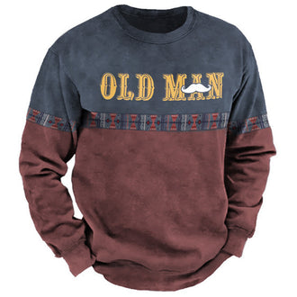 Men's Street Sports Fashion Round Neck Sweater