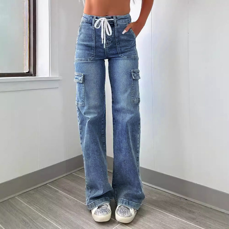 Fashion Casual New Style Straight Jeans For Women
