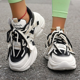 Lace-up White Shoes Casual Sneaker