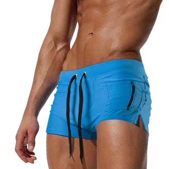 High Waist Tight Lace-up Boxers Fashion Solid Color Cropped Casual Pants