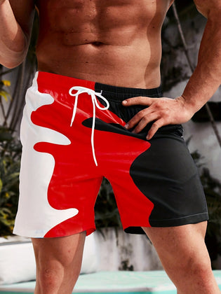 Men's 3D Digital Printing Popular Leisure Shorts
