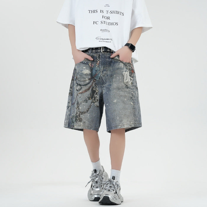 Men's Fried Salt Washed Street Shorts