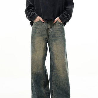 Spring, Autumn And Winter Trendy Loose Flared Jeans