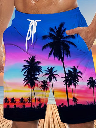 Men's 3D Digital Printing Popular Leisure Shorts