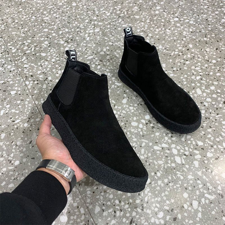Autumn And Winter Warm Men's Casual All-matching Korean Cotton Shoes