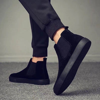 Autumn And Winter Warm Men's Casual All-matching Korean Cotton Shoes