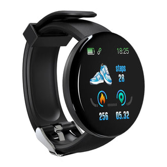 D18 Round  Smart Bracelet Color Screen Sports Pedometer Sleep